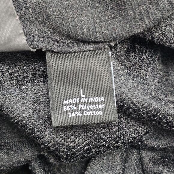 Marc Anthony Mens Large Hoodie Pullover Sweater Henley Herringbone Elbow patches - Picture 6 of 7